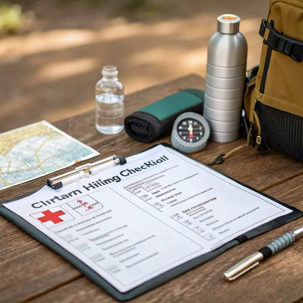 Custom Hiking Checklist